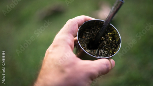 Terere on hand photo