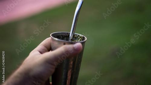 Terere on hand