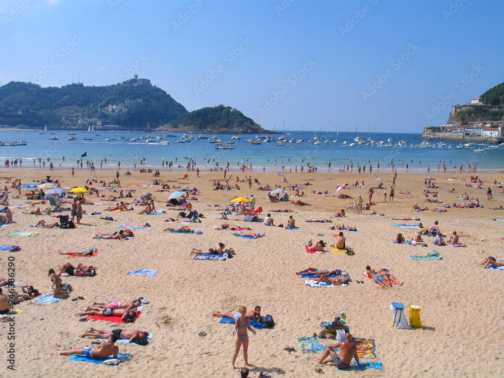 San Sebastian. Donostia. City of Basque country. Spain