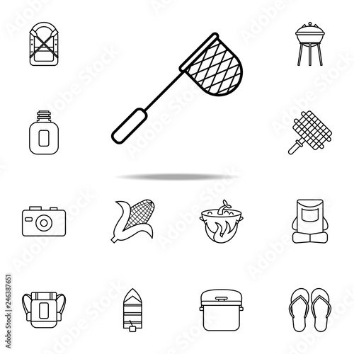 nettle icon. Camping icons universal set for web and mobile