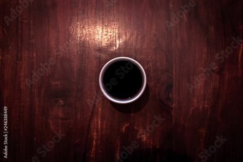 cup of coffee on a background