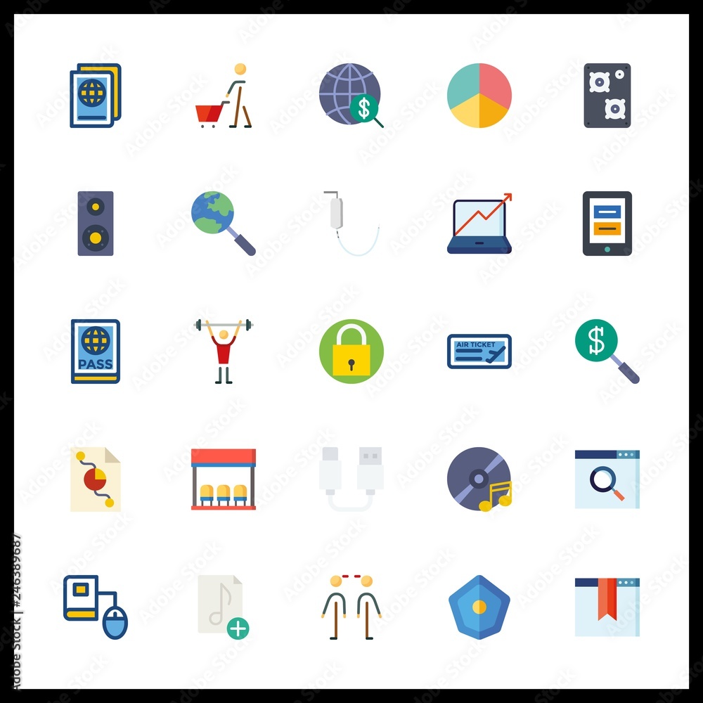 25 information icon. Vector illustration information set. search and online store icons for information works 25 information icon. Vector illustration information set. search and online store icons for information works