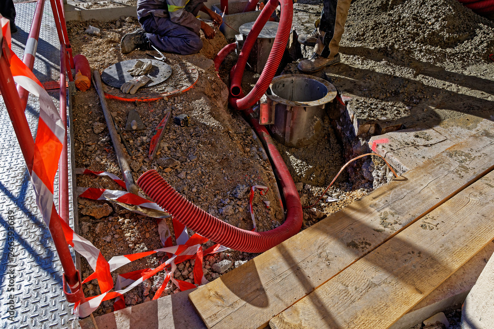 Travaux assainissement