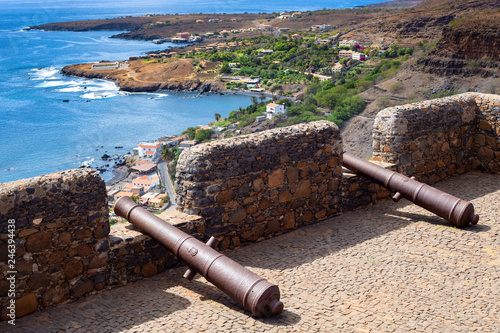 Cidade Velha old fort  in Santiago - Cape Verde - Cabo Verde photo