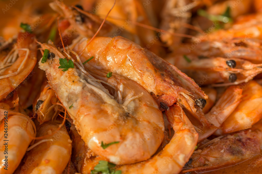 shrimp with rice in wine shrimp with rice in wine