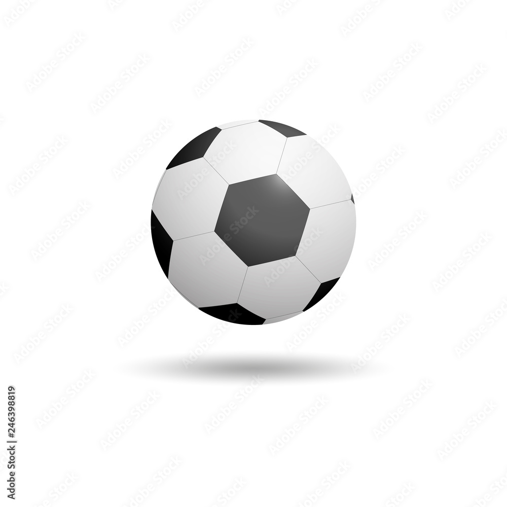 Soccer ball isolated on white background Soccer ball isolated on white background
