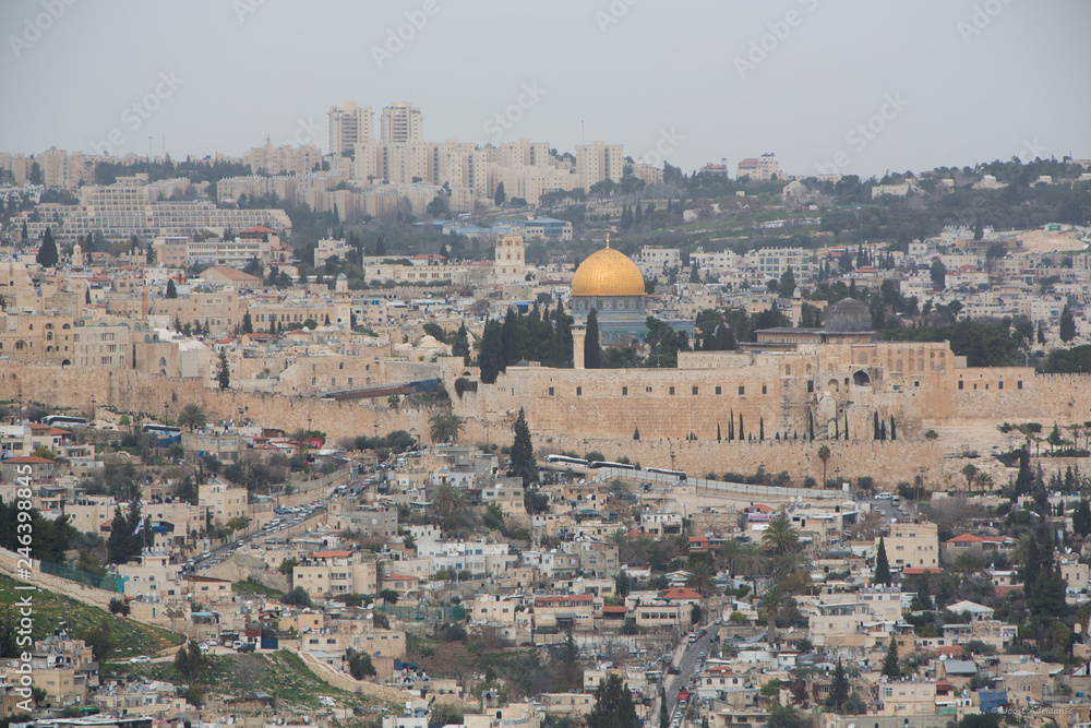 Jerusalem as seen from the distance