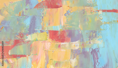 Pastel color abstract background. Texture of oil paint   palette knife. High detail. Can be used for web design  art print  textured fonts  figures  shapes  etc.