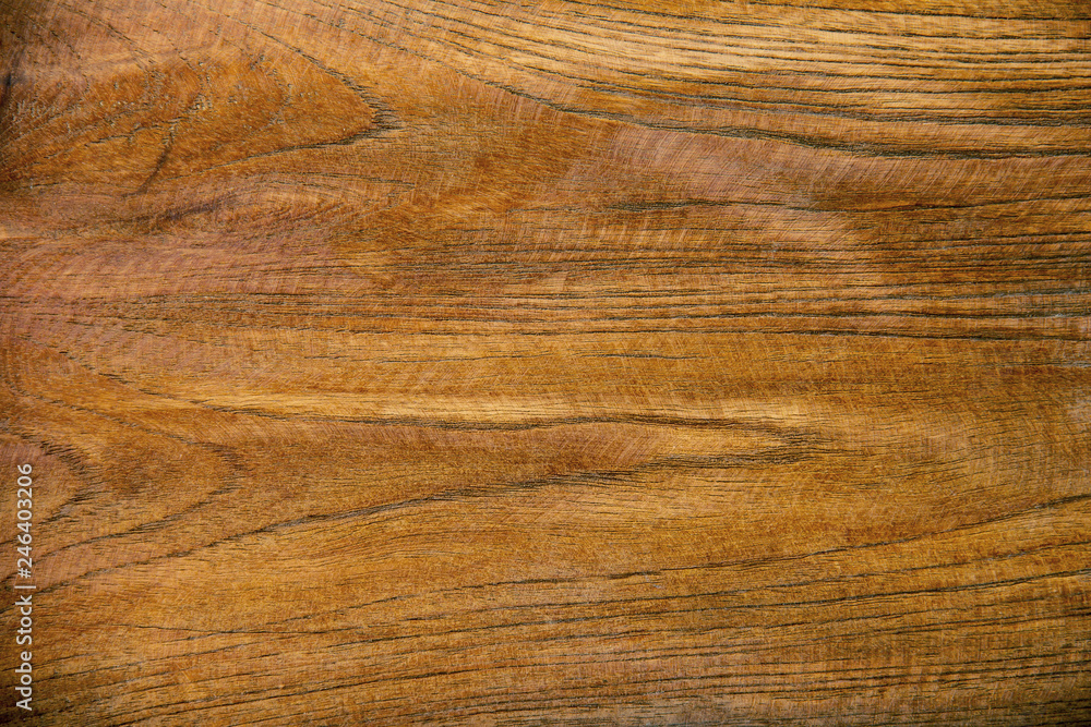 Fototapeta premium Background or wallpaper and detail texture of wood surface with old natural pattern. Vintage and retro grunge style.