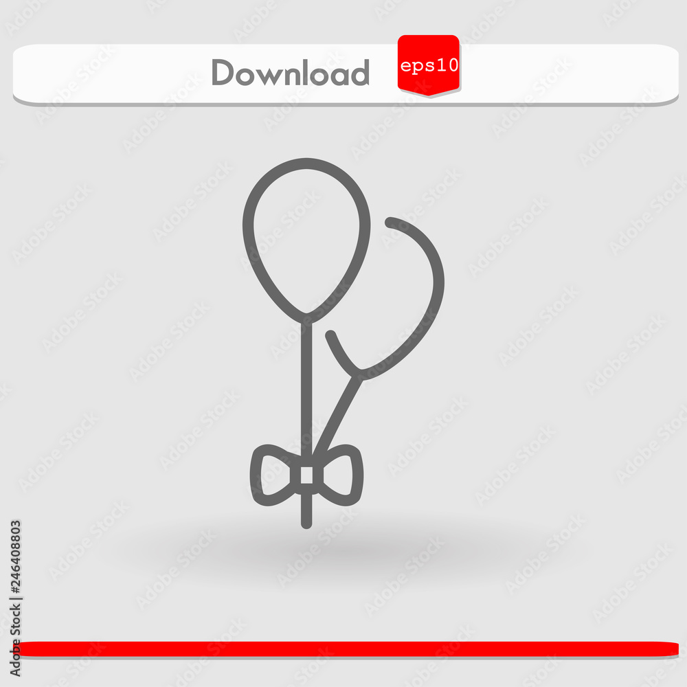 balloons vector icon balloons vector icon