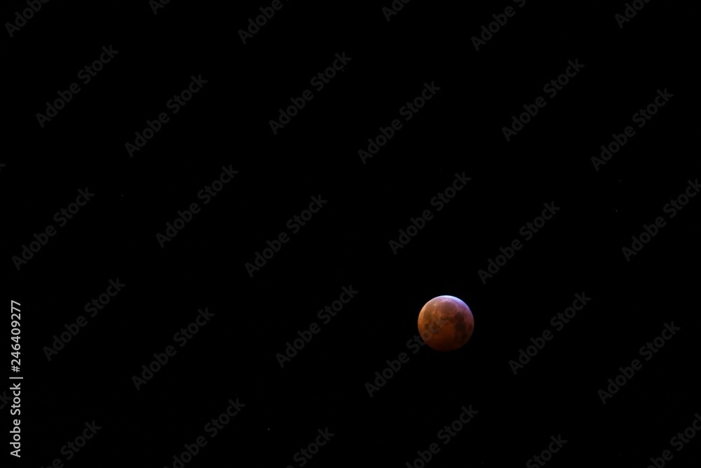 Blutmond am Nachthimmel Blutmond am Nachthimmel