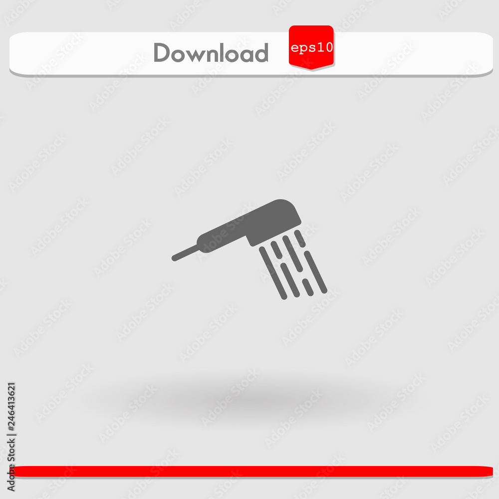 shower vector icon shower vector icon