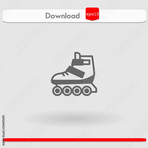roller skate vector icon