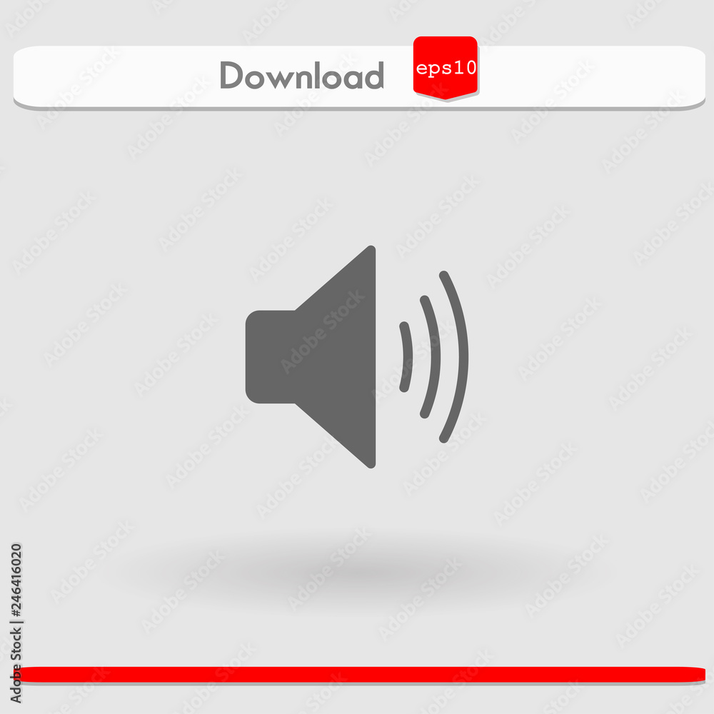 volume vector icon volume vector icon