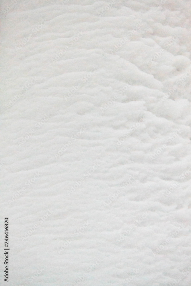 Winter fluted fluffy snow texture Winter fluted fluffy snow texture