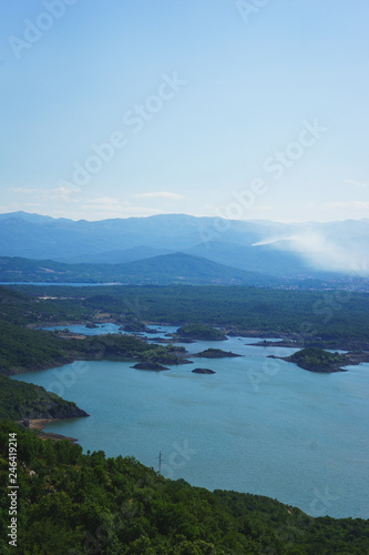 Fascinating landscape and panorama overlooking the lakes, mountains and valleys. Travel to Montenegro. © Evgenii Starkov