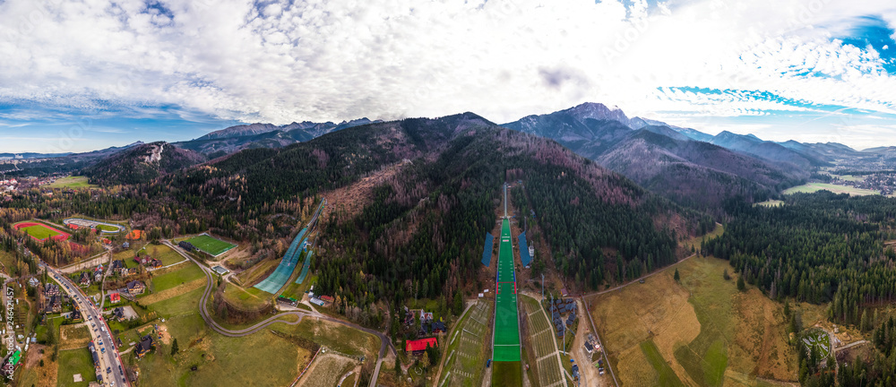 Wielka Krokiew jesień Zakopane