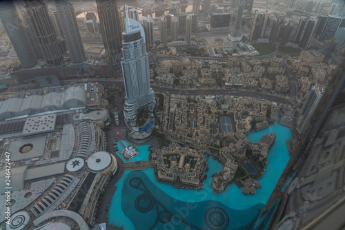 Dubai city burj khalifa view, united arabic emirates
