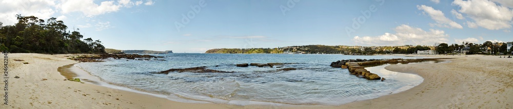 Northern Sydney beach panorama