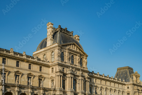 Exterior view of the famous Louvre Museum at Paris © Kit Leong