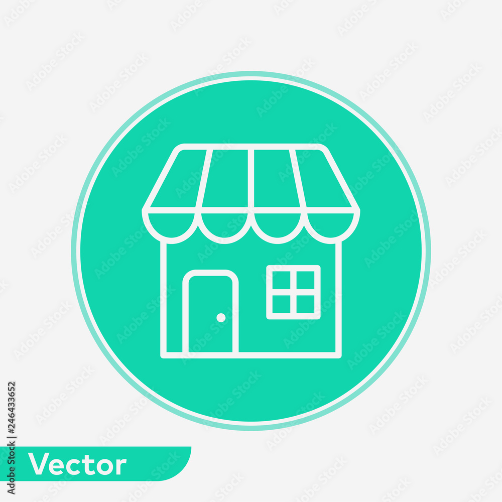 Shop vector icon sign symbol Shop vector icon sign symbol