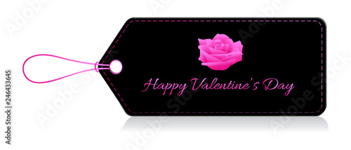 Happy Valentine day, Label valentine's  tag