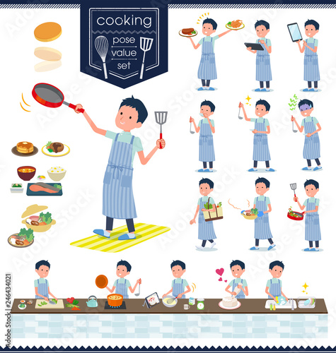 flat type chiropractor men_cooking