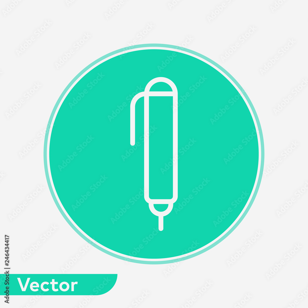 Pen vector icon sign symbol Pen vector icon sign symbol