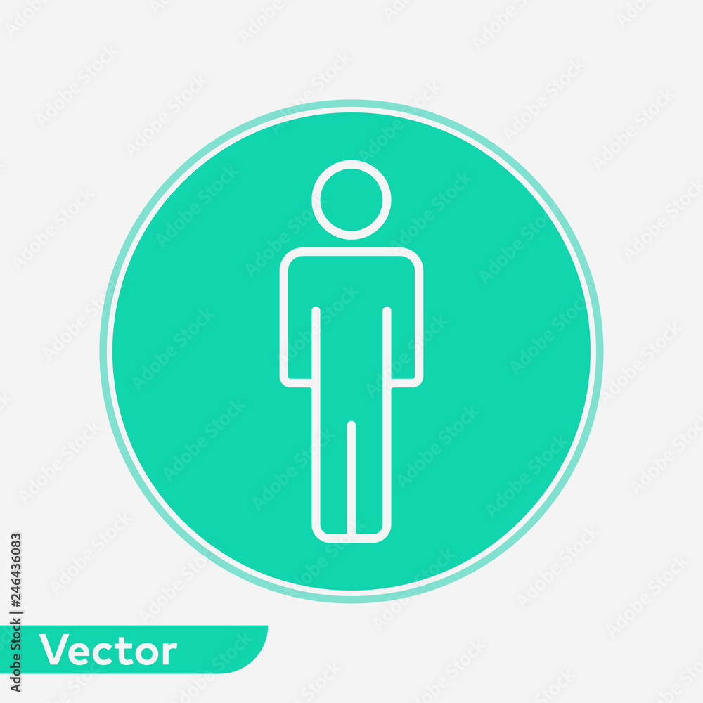 Human vector icon sign symbol Human vector icon sign symbol