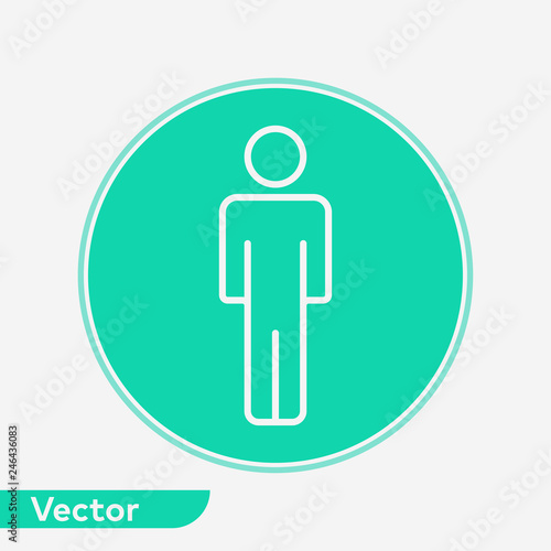 Human vector icon sign symbol