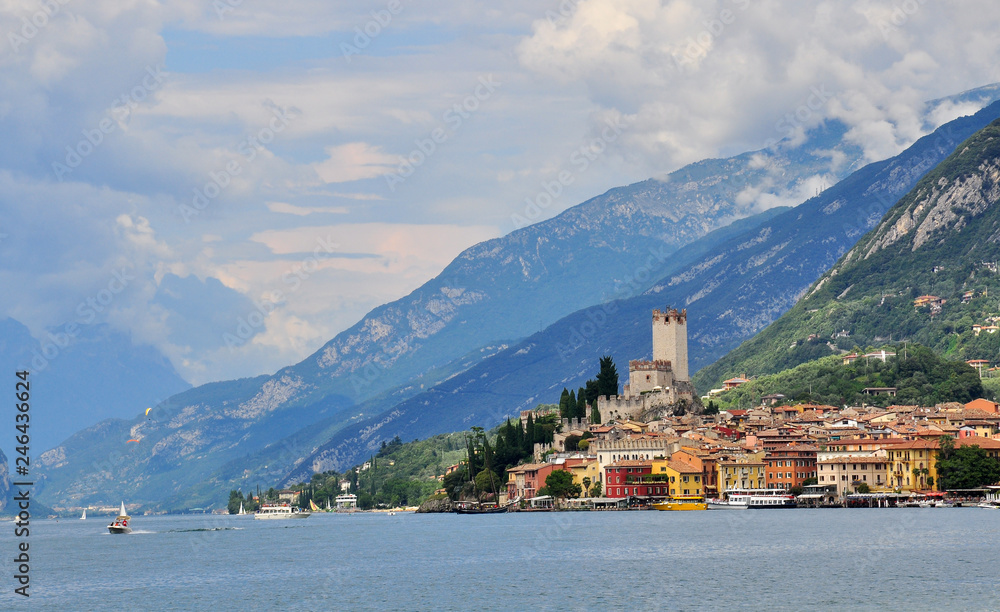 Malcesine old town, Lombardia province