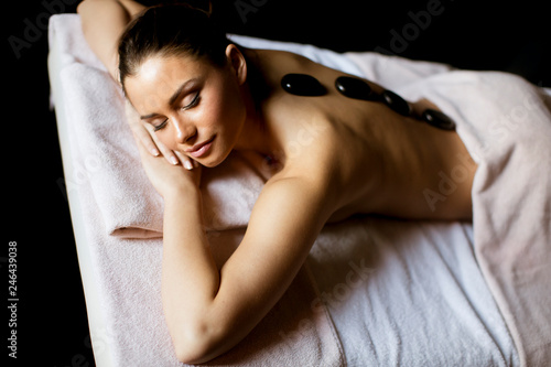 Young woman having a hot st...