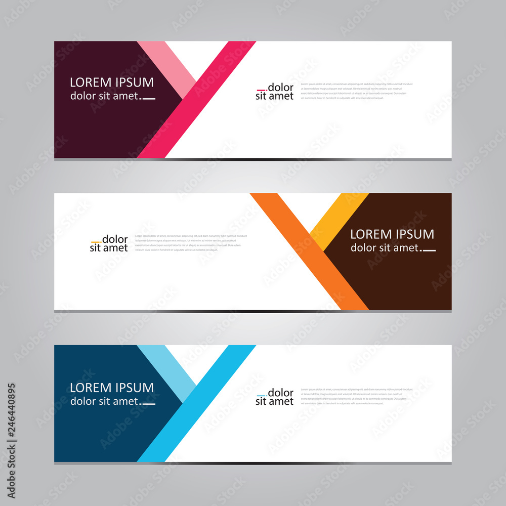 Vector abstract geometric design banner web template. Banner background.modern template design Vector abstract geometric design banner web template. Banner background.modern template design