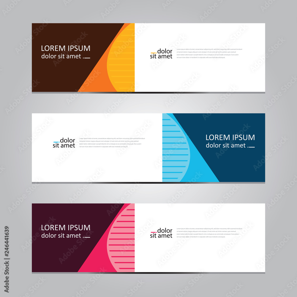 Vector abstract geometric design banner web template. Banner background.modern template design Vector abstract geometric design banner web template. Banner background.modern template design