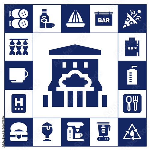  drink icon set