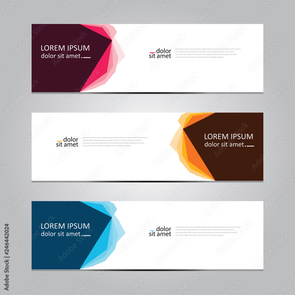 Vector abstract geometric design banner web template. Banner background.modern template design Vector abstract geometric design banner web template. Banner background.modern template design