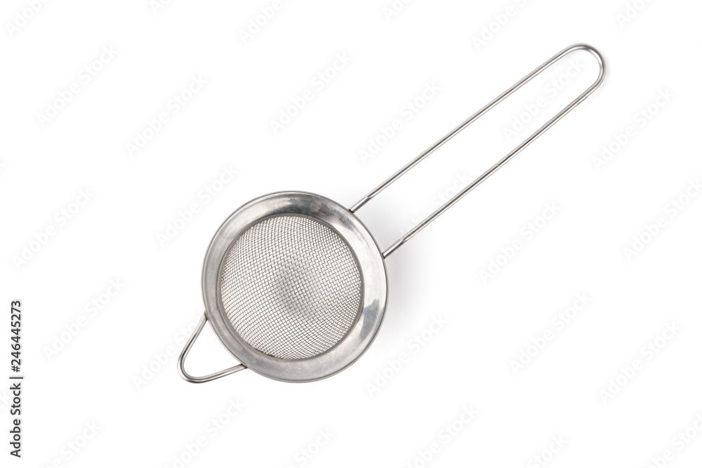 Strainer for tea isolated on white background. Strainer for tea isolated on white background.
