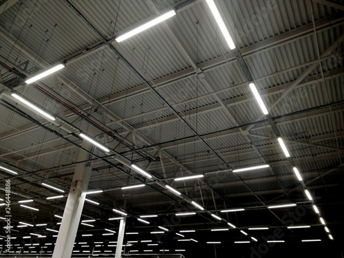 steel pipes in supermarket