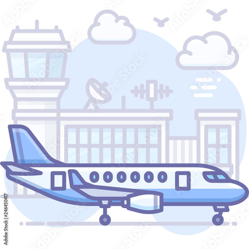 airplane fly flight airpot