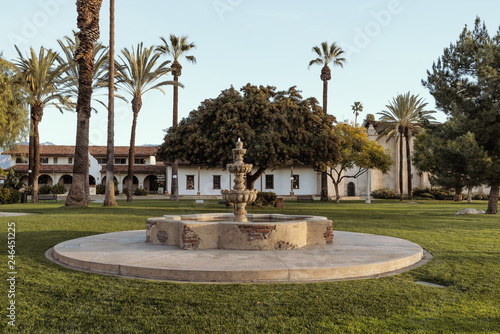Plaza Park in San Gabriel in Los Angeles county. © angeldibilio