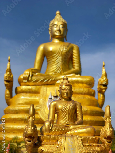 statue of big buddha in thailand.  phuket