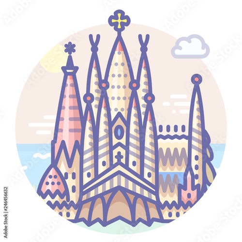 barcelona spain sagrada familia