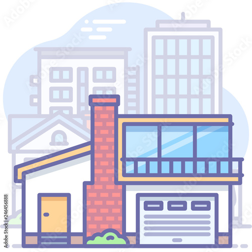 modern home house building