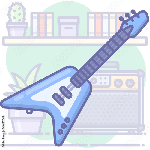 electric guitar music 