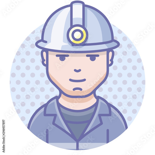 miner man caver 