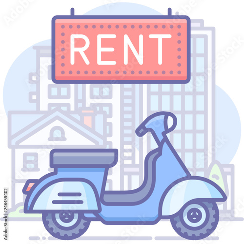 Motorbike for rent 