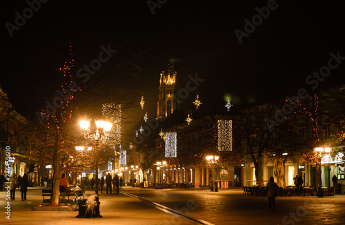 Novi Sad, Serbia - October 24, 2015: New Year atmosphere in Novi Sad, Serbia © caocao191