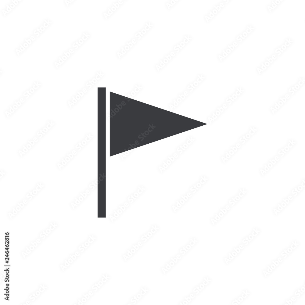 Flag icon. Vector icon. Flag shape. Pointer symbol. Direction sign. Map location element. Element for design mobile app or website. Flag icon. Vector icon. Flag shape. Pointer symbol. Direction sign. Map location element. Element for design mobile app or website.