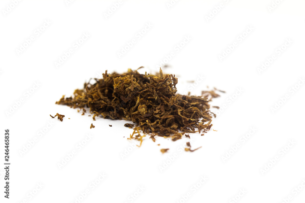 Tobacco isolated on a white background