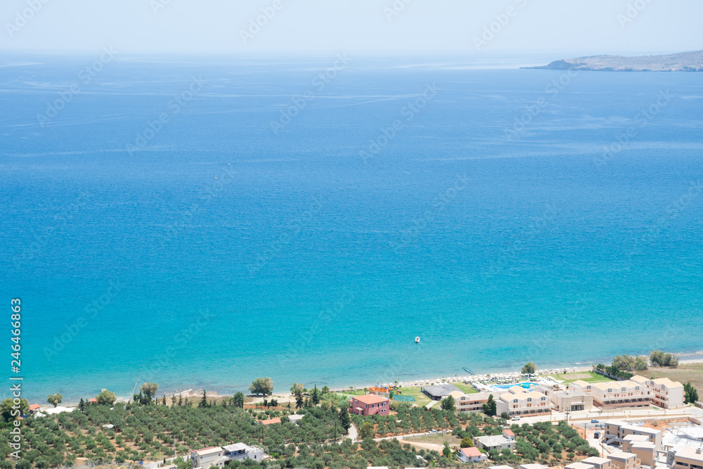 View of Souda Bay in Crete
